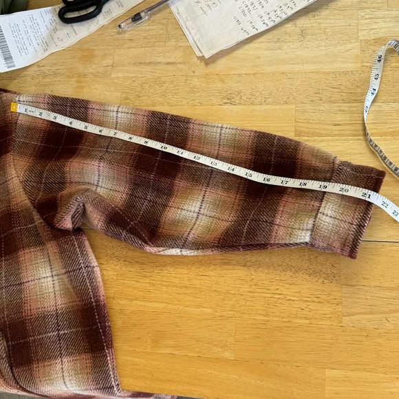 WORKSHOP Oversized Flannel Shacket Jacket Heavy Size XL/XXL - Picture 10 of 11